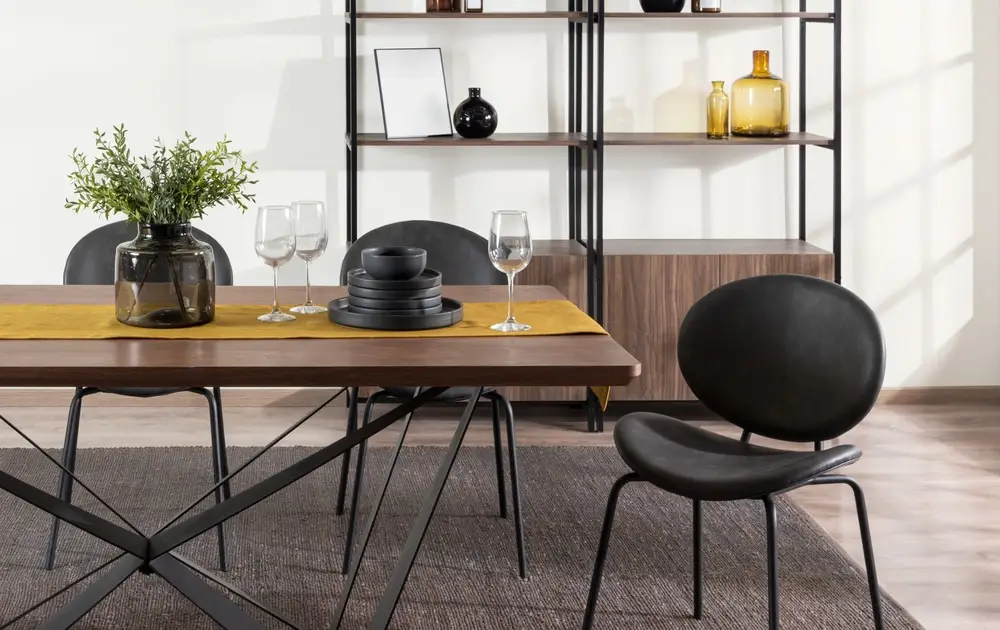 Chemin de table style industriel